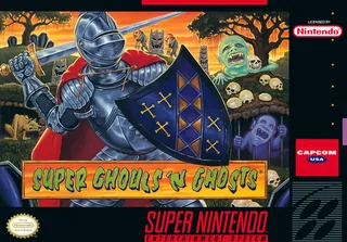 Capa de Super Ghouls 'N Ghosts (EUA)