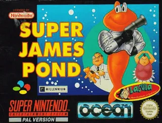 Capa de Super James Pond (Europa)