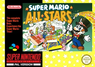 Capa de Super Mario All-Stars (Europa)