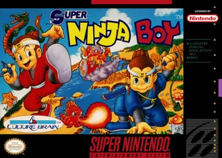 Capa de Super Ninja Boy (EUA)