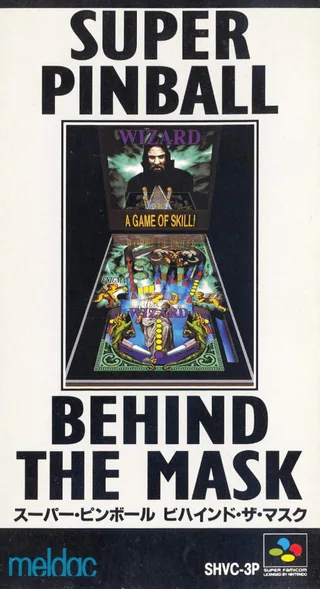 Capa de Super Pinball - Behind the Mask (Japão)