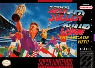 Capa de Super Soccer Champ (EUA)