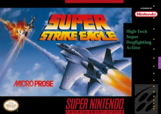 Capa de Super Strike Eagle (EUA)