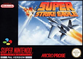 Capa de Super Strike Eagle (Europa)