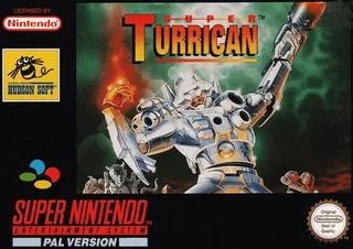 Capa de Super Turrican (Europa)