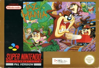 Capa de Taz-Mania (Europa)