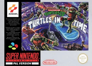 Capa de Teenage Mutant Ninja Turtles IV - Turtles in Time (Europa)