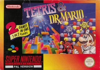 Capa de Tetris & Dr. Mario (Europa)