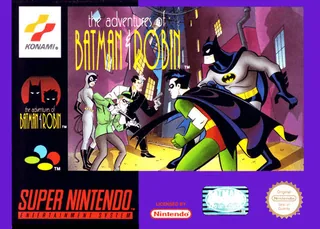 Capa de The Adventures of Batman & Robin (Europa)