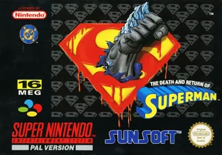 Capa de The Death and Return of Superman (Europa)
