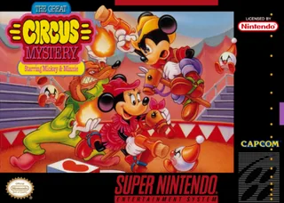 Capa de The Great Circus Mystery Starring Mickey & Minnie (EUA)