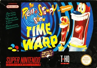 Capa de The Ren & Stimpy Show - Time Warp (Europa)