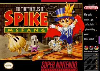 Capa de The Twisted Tales of Spike McFang (EUA)