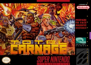 Capa de Total Carnage (EUA)