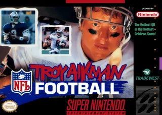 Capa de Troy Aikman NFL Football (EUA)