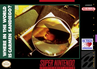 Capa de Where in the World Is Carmen Sandiego (EUA)