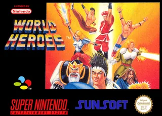 Capa de World Heroes (Europa)