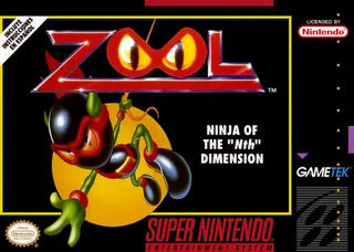 Capa de Zool - Ninja of the 'Nth' Dimension (EUA)