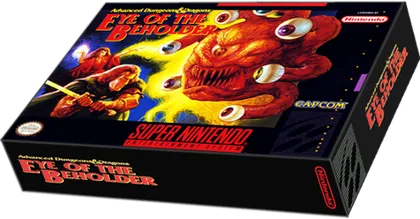 Capa de Advanced Dungeons & Dragons - Eye of the Beholder