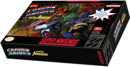 Capa de Captain America and the Avengers