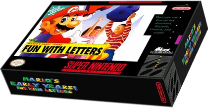 Capa de Mario's Early Years - Fun with Letters