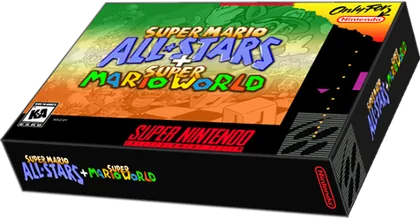Capa de Super Mario All-Stars + Super Mario World