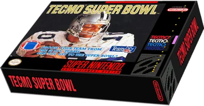Capa de Tecmo Super Bowl