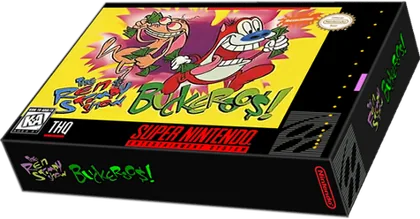 Capa de The Ren & Stimpy Show - Buckeroo$!