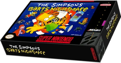 Capa de The Simpsons - Bart's Nightmare