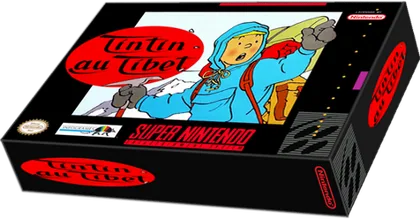 Capa de Tintin in Tibet