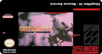 Choplifter III - Rescue-Survive: label restaurada (não oficial)