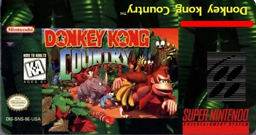 Donkey Kong Country: label restaurada (não oficial)