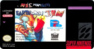 Earthworm Jim: label restaurada (não oficial)
