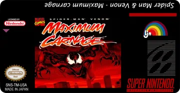 Spider-Man - Venom - Maximum Carnage: label restaurada (não oficial)
