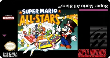 Super Mario All-Stars: label restaurada (não oficial)