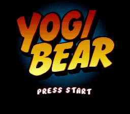 Adventures of Yogi Bear: tela de título