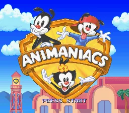 Animaniacs: tela de título