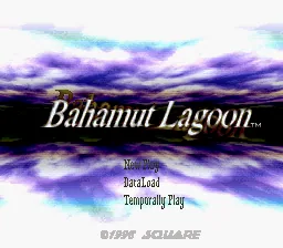 Bahamut Lagoon: tela de título
