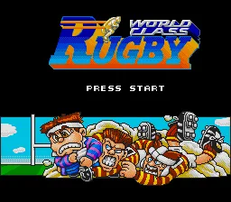 Blanco World Class Rugby: tela de título