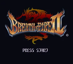 Breath of Fire II: tela de título