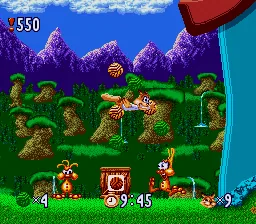 Bubsy in - Claws Encounters of the Furred Kind: gameplay