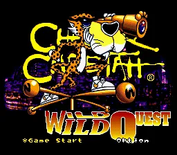 Chester Cheetah - Wild Wild Quest: tela de título