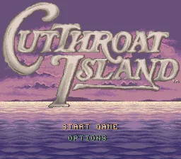 CutThroat Island: tela de título