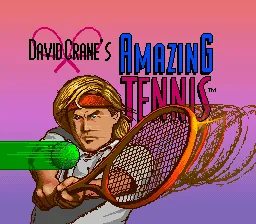 David Crane's Amazing Tennis: tela de título