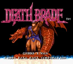 Death Brade: tela de título