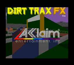 Dirt Trax FX: tela de título