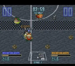 Dolucky no A.League Soccer: gameplay