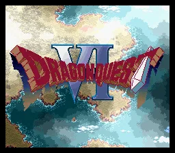 Dragon Quest VI - Maboroshi no Daichi: tela de título