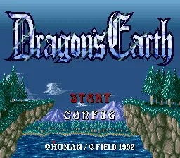 Dragon's Earth: tela de título
