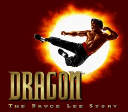 Dragon - The Bruce Lee Story: tela de título